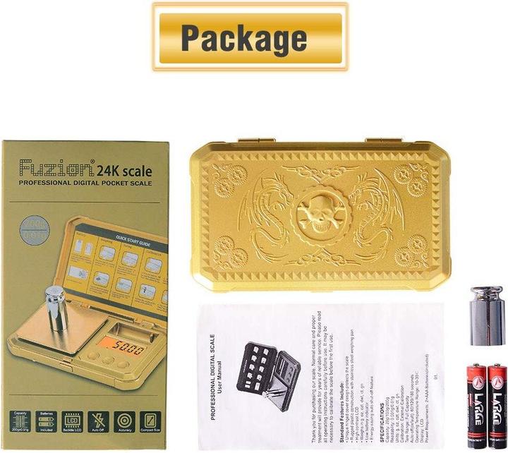 Produktbild Swissdetector Hochpräzise Milligrammwaage, 50 g/0.001 g Digital - Pulver - Gold - Schmuck