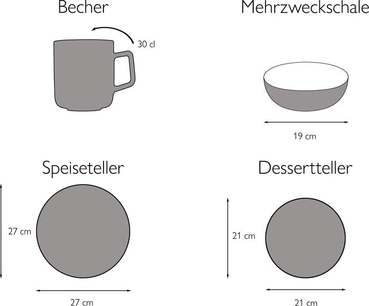 Produktbild CreaTable Bamboo Garden (4 Stück)