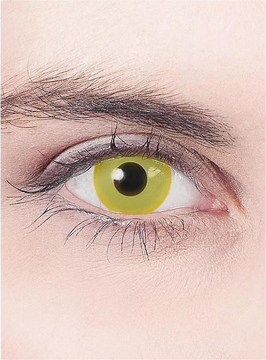 Produktbild Metamorph Elfen Monster Monatslinsen Kontaktlinsen ohne Stärke (Gelb)