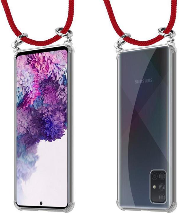 Produktbild Cadorabo TPU Handy Kette SILBER Cover