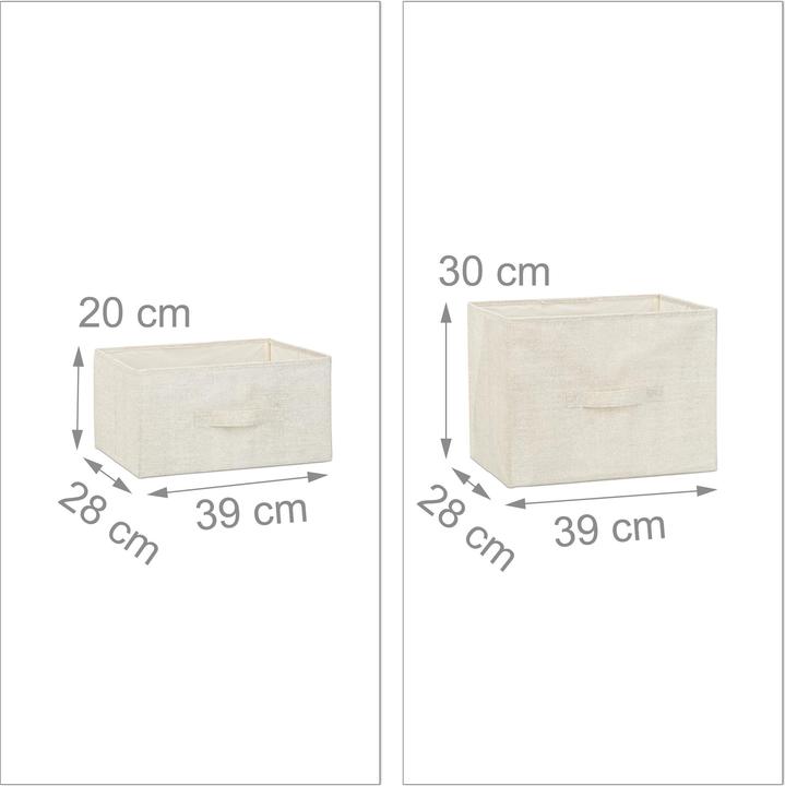 Image du produit Relaxdays Système d?étagère avec tiroirs (83 x 29 x 77.5 cm)