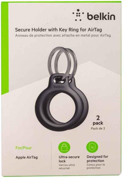 Actual product image Belkin AirTag Schlüsselanhänger 2er Set