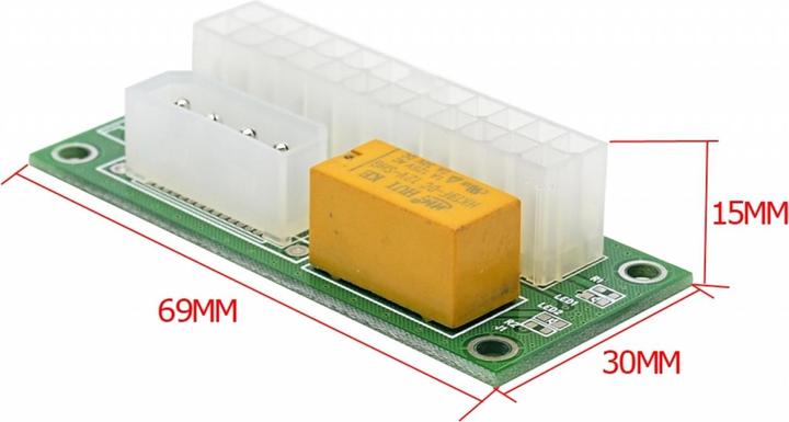 Immagine prodotto PowerGuard Adattatore di alimentazione per alimentatore ATX a 24 pin doppio