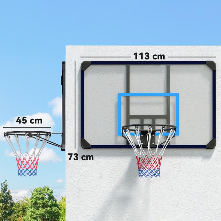 Actual product image SportNow Basketball hoop with unbreakable backboard