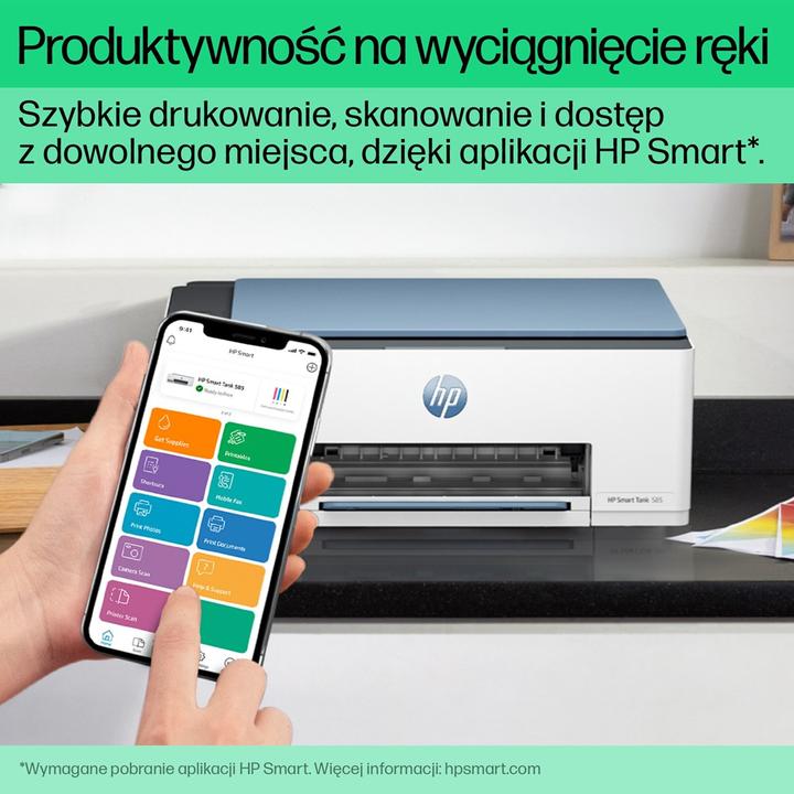 Image du produit HP Smart Tank 585 kolor WIFI (Thermodirecte, Couleur)