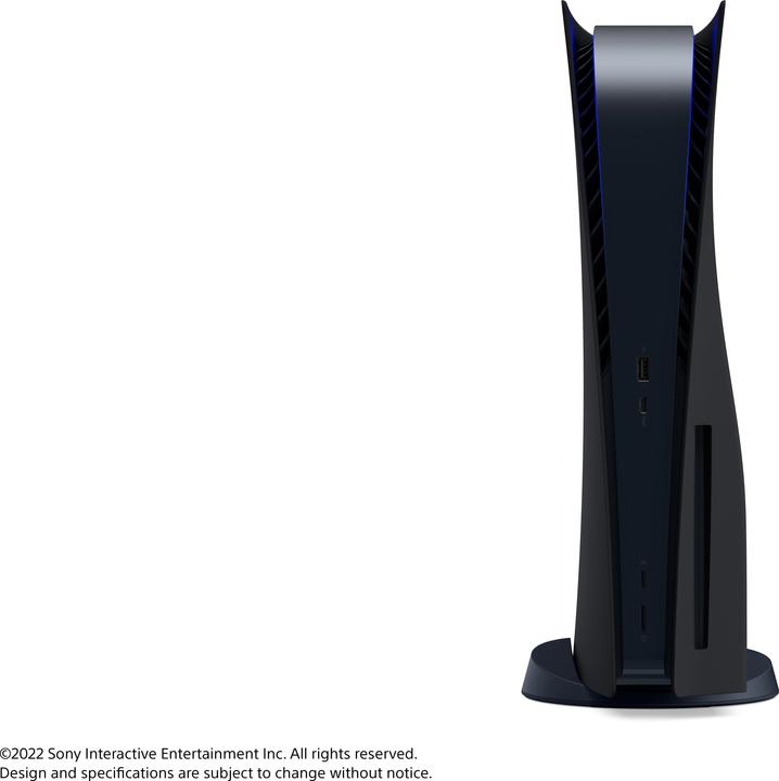 Actual product image Sony PS5 Standard Cover Midnight Black (PS5)