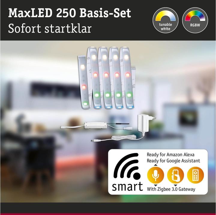 Image du produit Paulmann MaxLED 250 Stripe Set (RGBW, 150 cm, Intérieur)