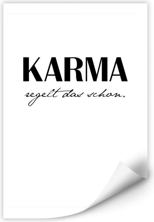 Actual product image Trenddeko Karma will take care of that. (50 x 80 cm)
