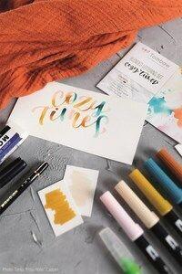 Produktbild Tombow Blended Lettering (Pink, Rosa, 6 x)