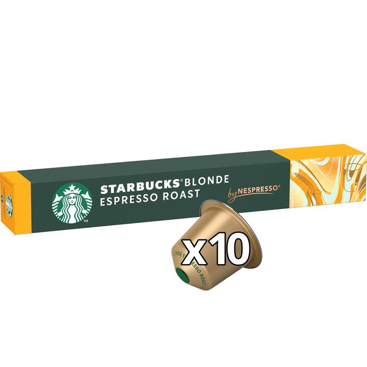 Starbucks Blonde Espresso Roast by Nespresso Blonde Roast (10 x Port.)
