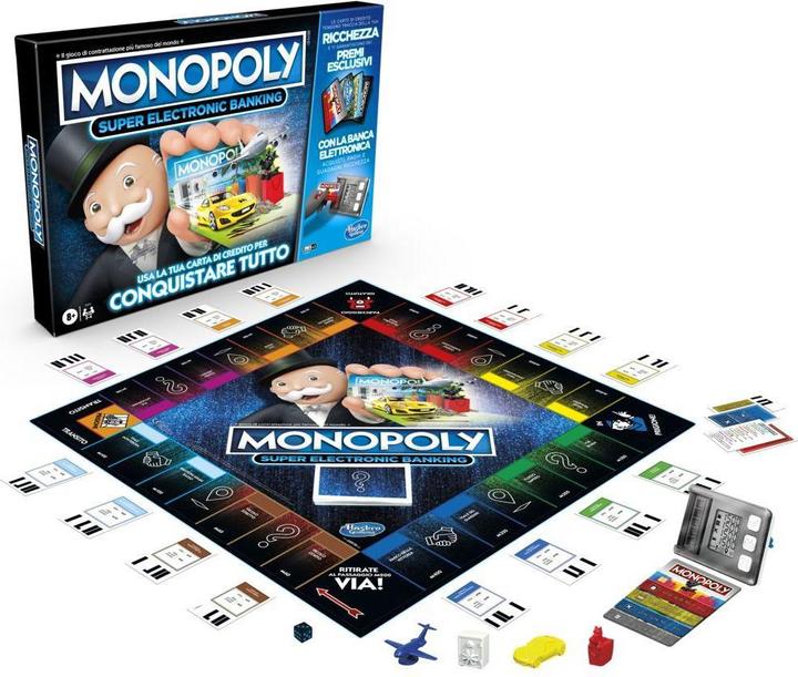 Produktbild Hasbro Monopoly Super Electronic Banking (Italienisch)
