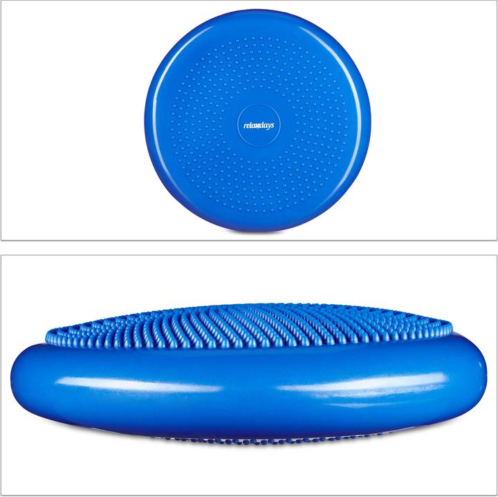 Actual product image Relaxdays 33 cm Balance Disc with Air Pump