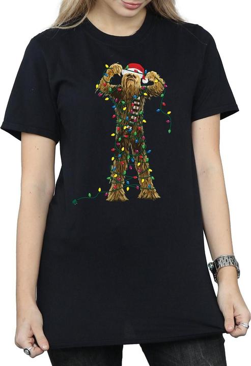 Produktbild Star Wars Chewbacca Christmas Lights TShirt (M)
