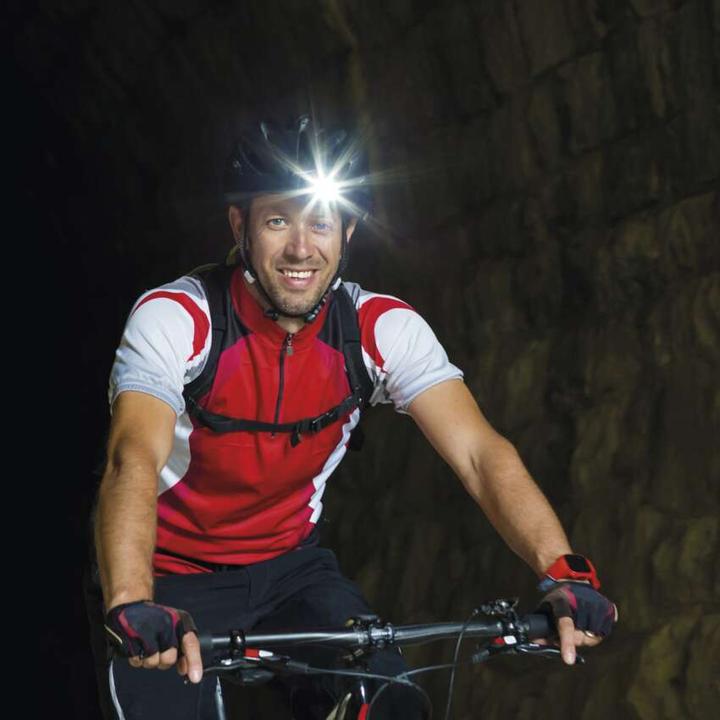 Actual product image Emos CREE LED + COB LED Headlamp 3x AAA, 330 lm, 65 m (330 lm)