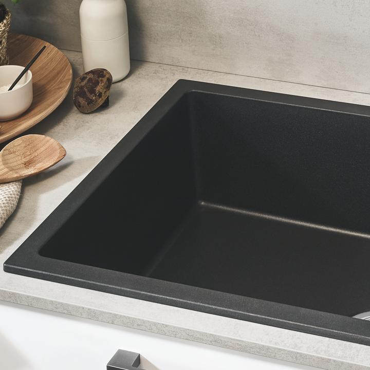 Immagine prodotto Grohe Miscelatore da cucina con miscelatore monocomando Essence New grafite dura spazzolata 30269