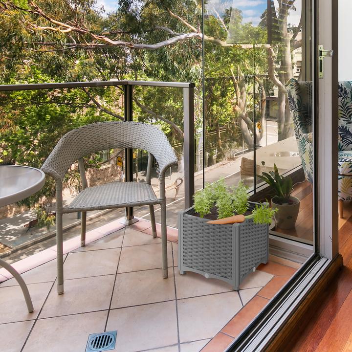 Image du produit Relaxdays Jardinière plastique