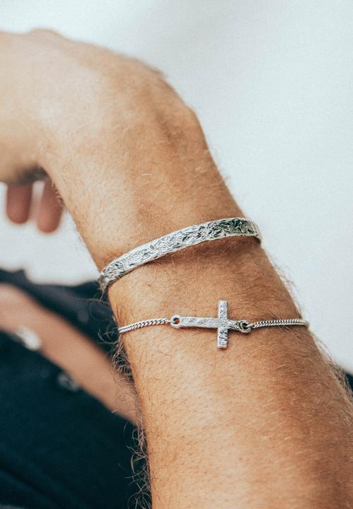 Produktbild Haze & Glory Armband Armreif - Live in the moment 925 Silber (18 cm, 925er Sterling Silber)