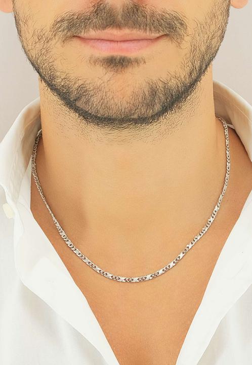 Produktbild Muau 8er-Kette (Weissgold, 42 cm)
