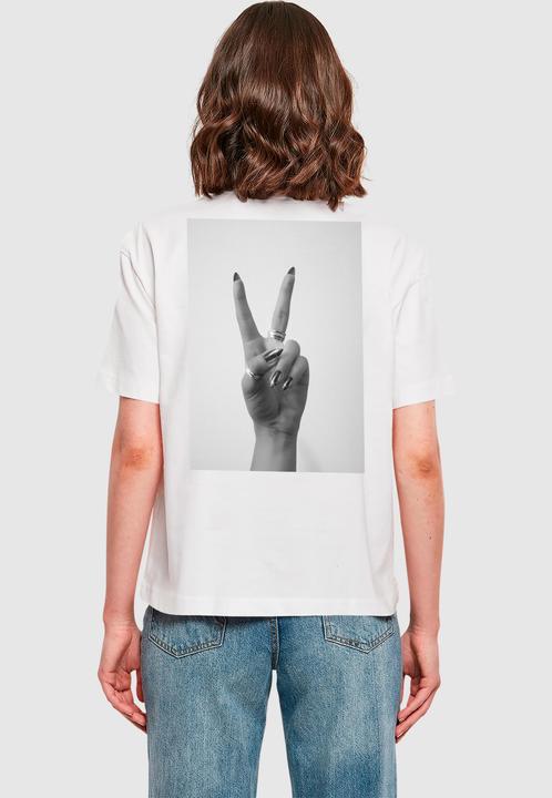 Produktbild Miss Tee Girls Peace Hand Tee - 142529 (3XL)