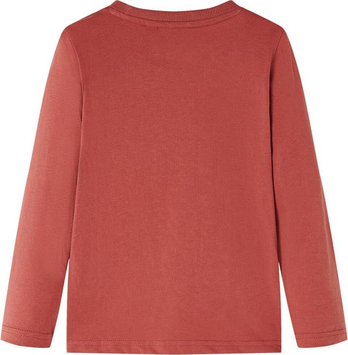 Immagine prodotto VidaXL Camicia a maniche lunghe da bambino Henna 140,Materiale: 100 (140)