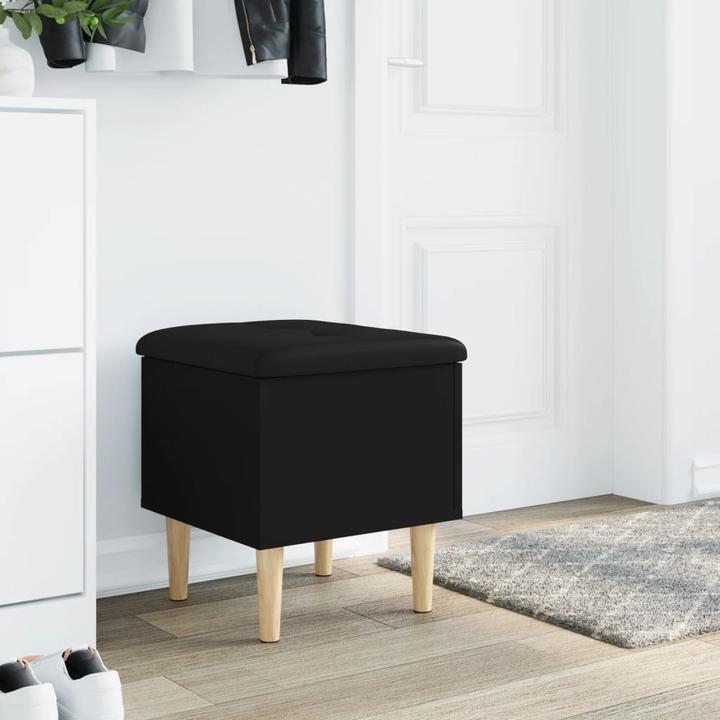 Produktbild VidaXL Sitzbank mit Stauraum Schwarz 42x42x46 cm (42 cm)