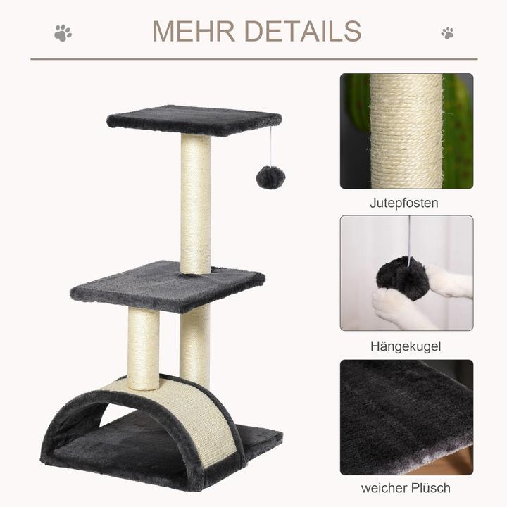 Produktbild Jamb Katzenbaum (72 cm, Dunkelgrau  Beige)