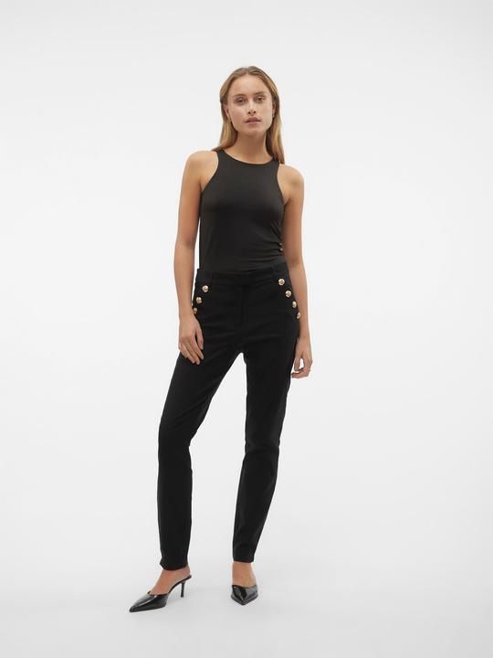 Immagine prodotto Vero Moda VMMILLE MW SLIM BUTTON PANT EXC Pantaloni (34)