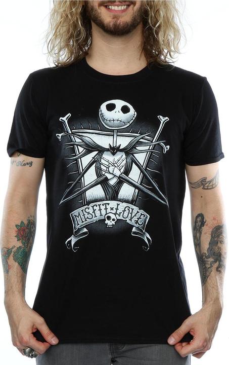 Immagine prodotto Dick Smith Maglietta Misfit Love Jack Skellington Uomo in cotone (XL)