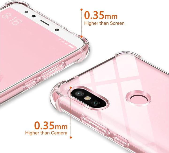 Produktbild Screenguard Xiaomi Mi A2 Hülle Crystal Soft Airbag Bumper (Xiaomi Mi A2)