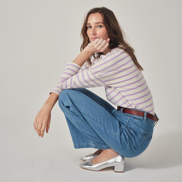 Image du produit La Redoute Collections Chemise à rayures Signature AIMIE avec coupe décontractée (38)