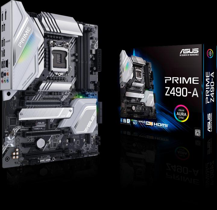 Produktbild ASUS PRIME Z490-A (LGA 1200, Intel Z490, ATX)