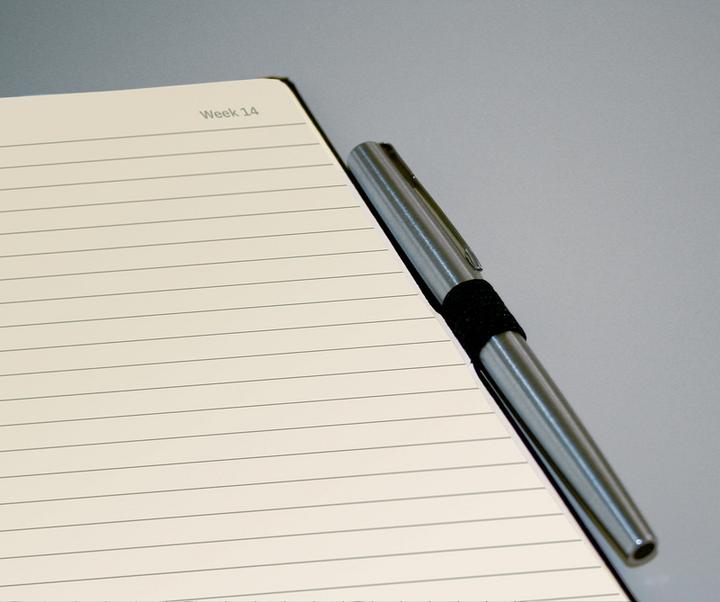 Actual product image Sigel Weekly note calendar 2025 C2514 1W/1S black 21.3x14.8cm (German)