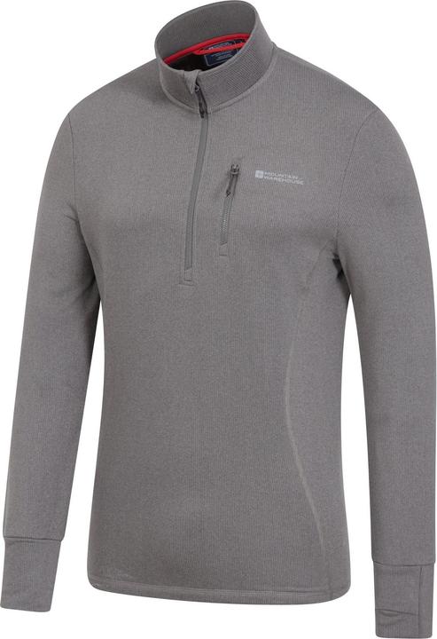 Actual product image Mountain Warehouse Mens Marathon Fleece Top (XS)