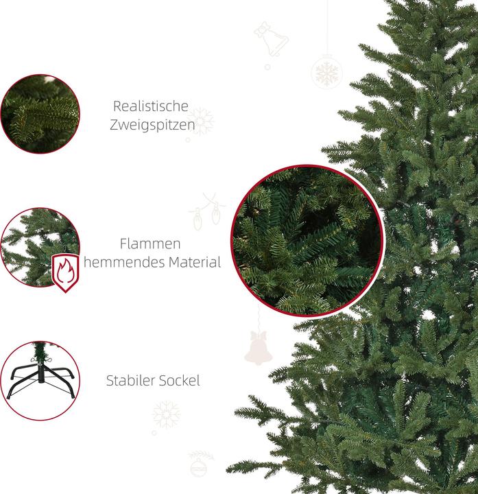 Image du produit Homcom Arbre de Noël artificiel (180 cm)