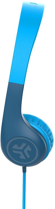 Actual product image JLab Audio JLAB JBuddies Pop Headphones On Ear blue,wired