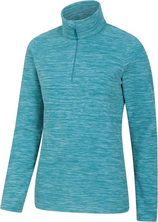 Actual product image Mountain Warehouse Womens/Ladies Snowdon Melange Fleece Top (38 D)