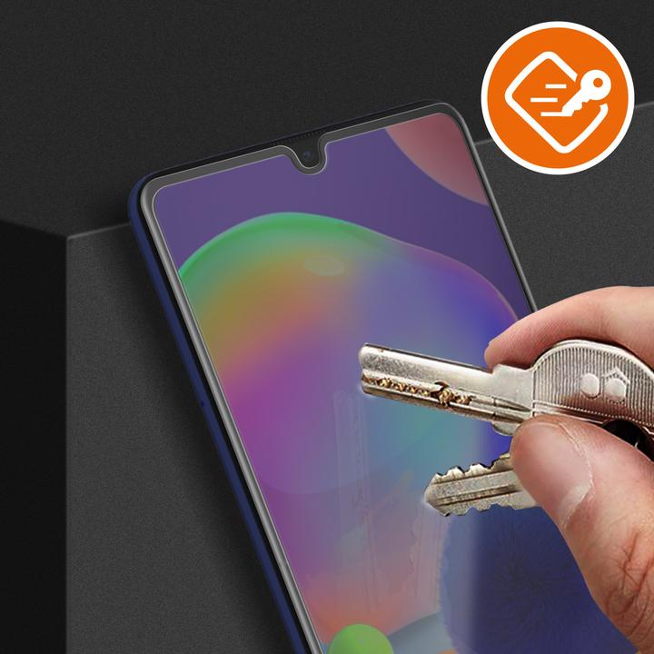 Actual product image Avizar Screen protector film, screen protector glass (1 Piece, Samsung Galaxy A31)