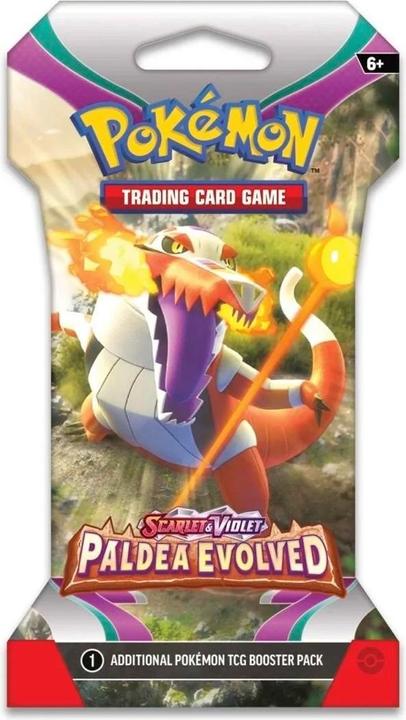 Actual product image Pokémon JCC - Écarlate et Violet - Pack de Booster Blister Évolutions à Paldea (1 Booster aléatoire) (English, Booster Pack)