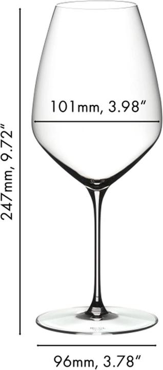 Produktbild Riedel Veloce Syrah / Shiraz Weingläser + Poliertuch (72 cl, 2 Gläser, Rotweingläser)