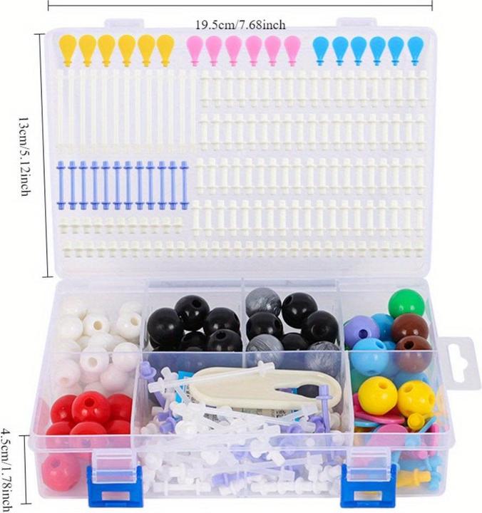 Immagine prodotto Activity Board Kit di modelli per le strutture molecolari chimiche: modello a sfera e ad asta per l'insegnamento e