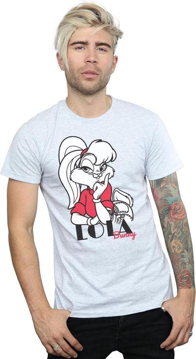 Actual product image Looney Tunes Mens Classic Lola Bunny Cotton T-Shirt (M)