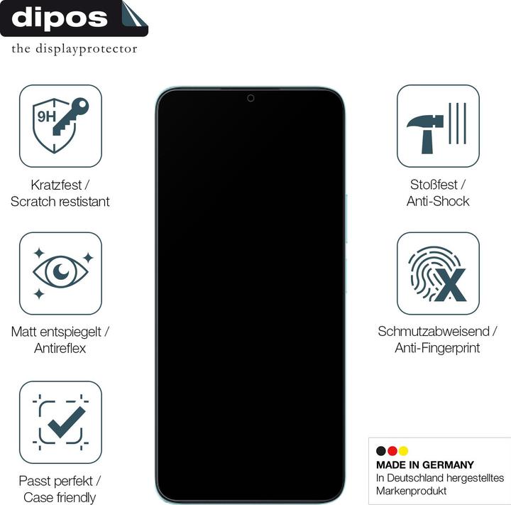 Actual product image Dipos Anti-Shock Screen Protector Matte (1 Piece, Honor X6a)