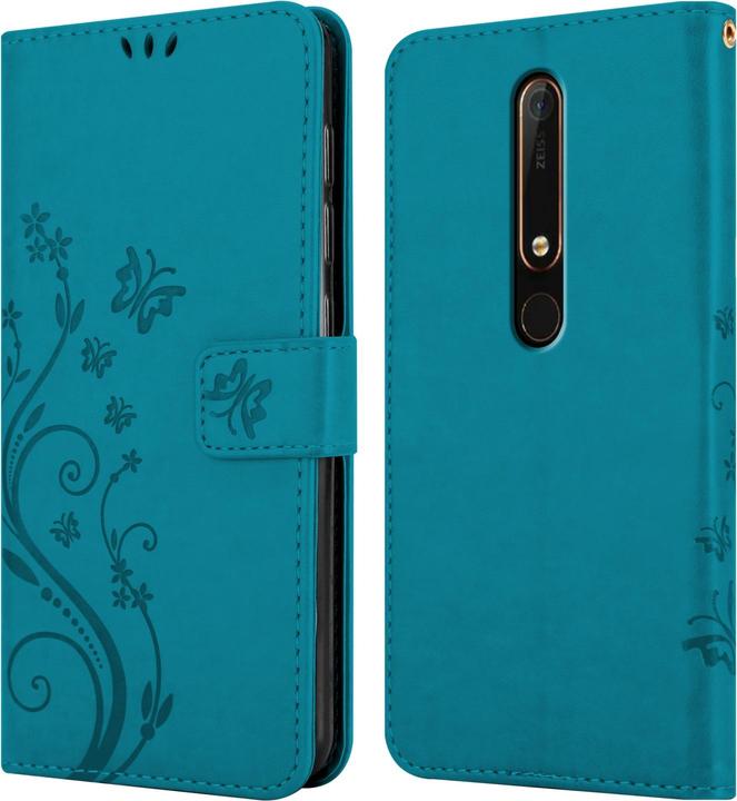 Immagine prodotto Cadorabo Custodia a libro floreale per Nokia 6.1 (Nokia 6.1)