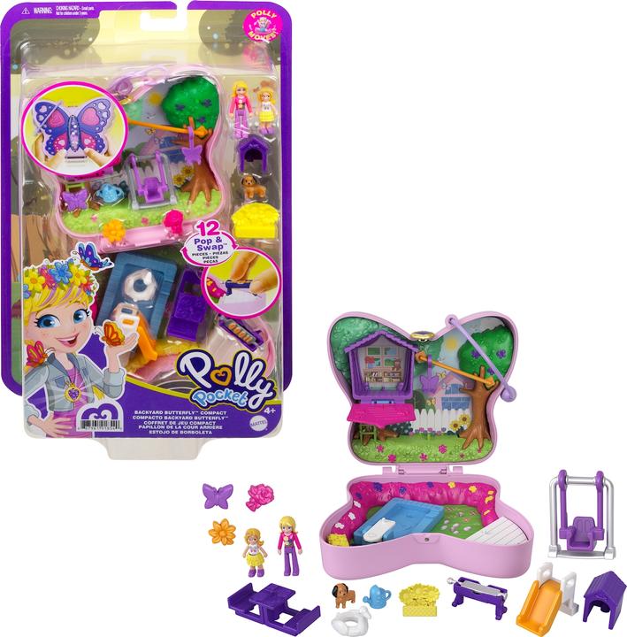 Actual product image Polly Pocket Backyard Butterfly