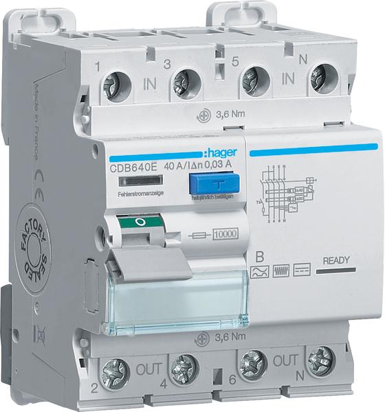 Actual product image Hager Residual current circuit breaker