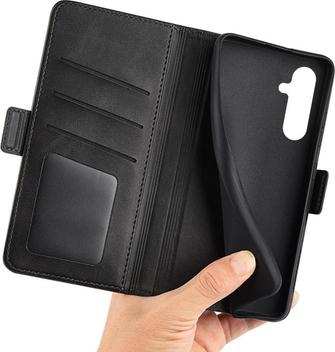 Actual product image Screenguard CardLounge Samsung Galaxy A34 5G Leather Case (Samsung Galaxy A34 5G)