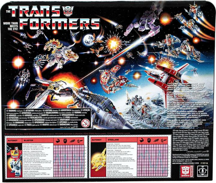 Immagine prodotto Transformers Autobot Blaster e Steeljaw