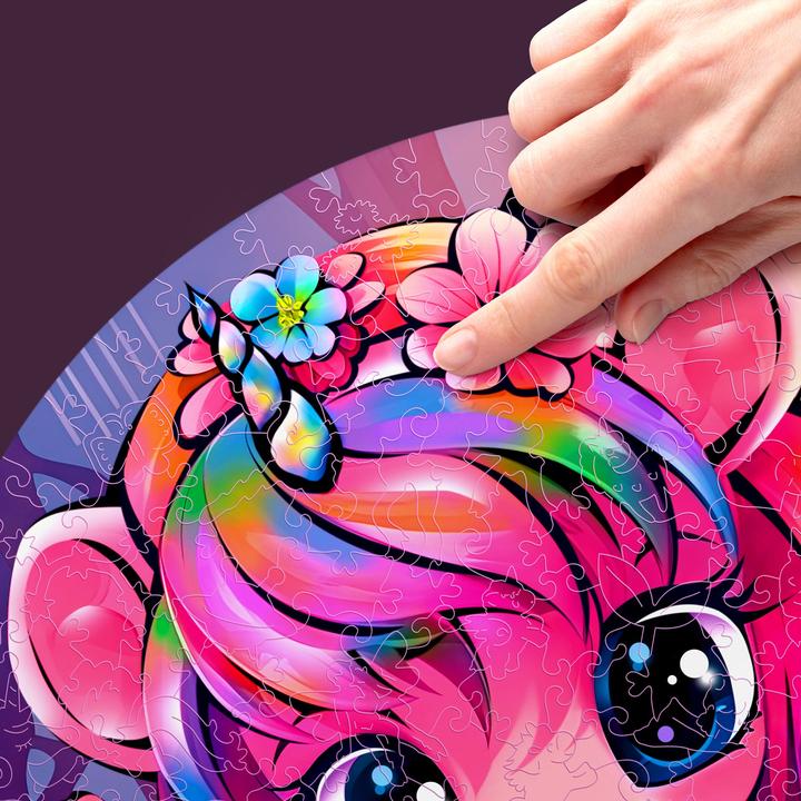 Actual product image Escape Welt Einhorn (200 Teile) - Holzpuzzle (200 pieces)