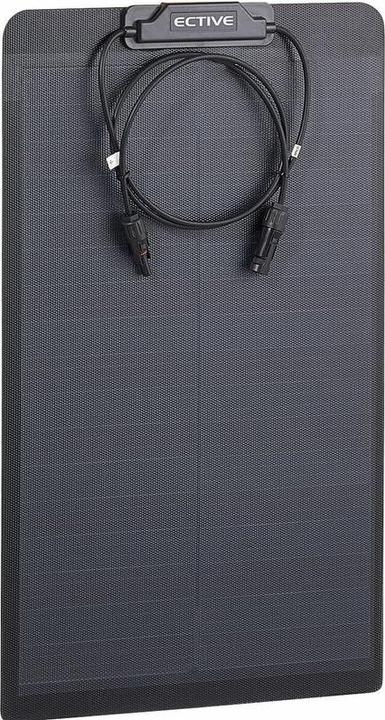Actual product image Ective Shingle Solar Panel Flexible 12V 30W Flexible Solar Panel Shingle Technology (30 W, 0.90 kg)