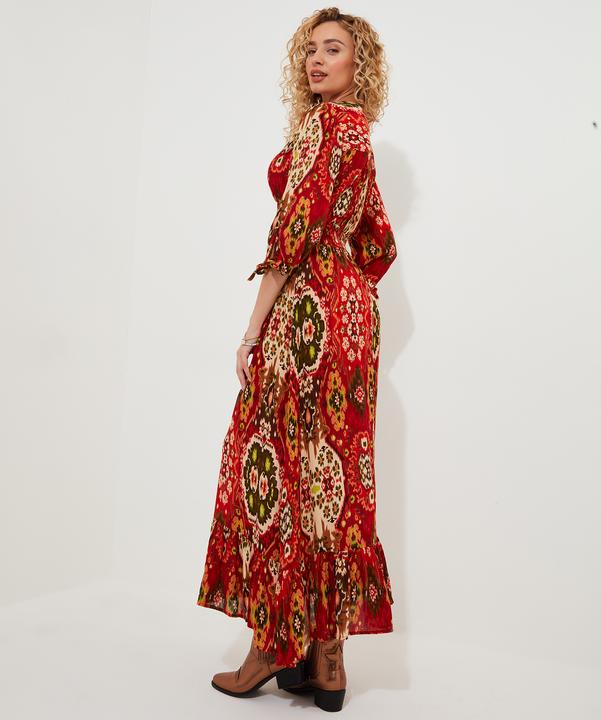 Actual product image Joe Browns Bold Print Wrap Maxi Dress (36)